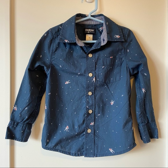 OshKosh B'gosh Other - 2/$15 OshKosh Long Sleeve Button-up Shirt - Toddler Size 4